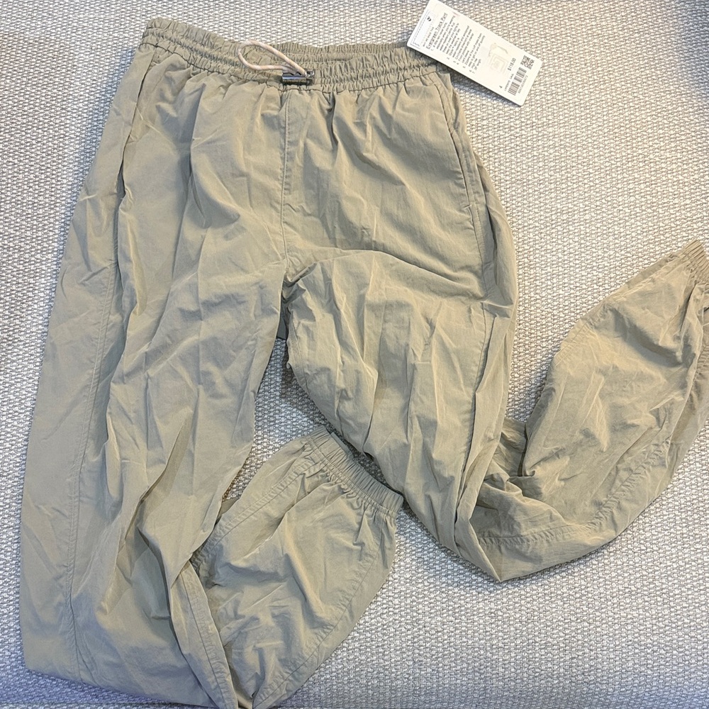 NWT lululemon track pant beige